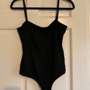 Free People Square Neck Bodysuit in Black